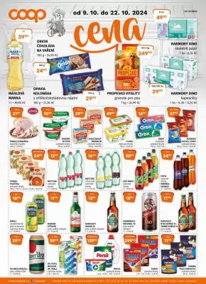 akční leták COOP 9.10.2024-15.10.2024