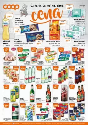 akční leták COOP 9.10.2024-22.10.2024
