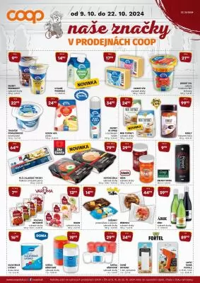 akční leták COOP 9.10.2024-22.10.2024