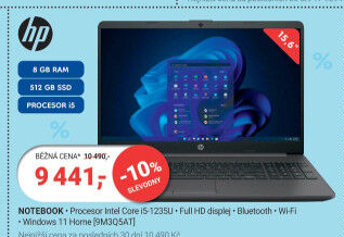 Notebook HP 250 G9
