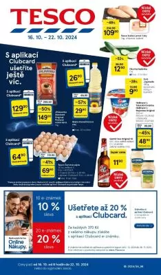 akční leták Tesco 16.10.2024-22.10.2024