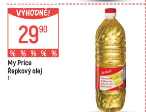 Řepkový olej My Price