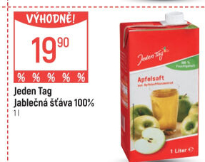 Šťáva 100% Jeden Tag