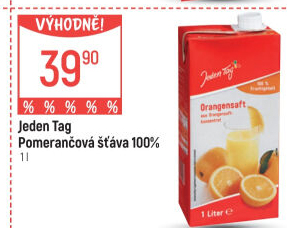 Šťáva 100% Jeden Tag