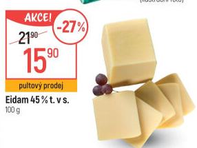 Sýr Eidam 45%