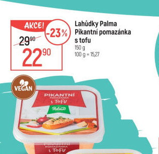 Pomazánka pikantní s tofu Lahůdky Palma