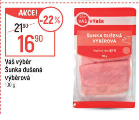 Šunka výběrová dušená Váš Výběr