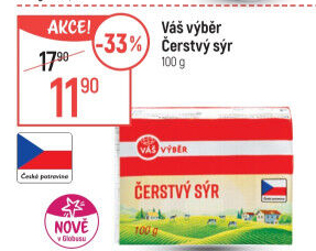 Sýr čerstvý Váš Výběr