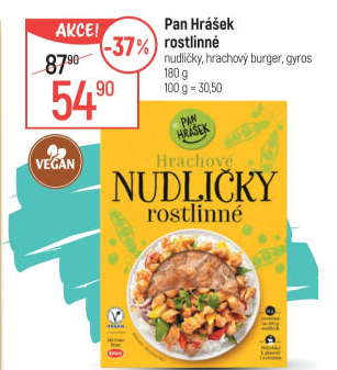 Hrachové nudličky Pan Hrášek Emco