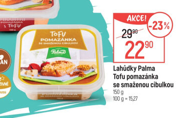 Pomazánka tofu se smaženou cibulkou Lahůdky Palma