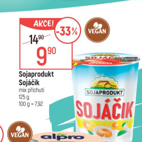 Sójový dezert ochucený Sojačik Soja Produkt