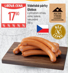 Párky vídeňské Globus