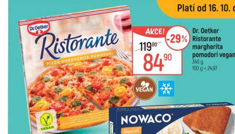 Pizza mražená Ristorante Vegan Dr. Oetker