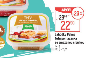 Pomazánka tofu se smaženou cibulkou Lahůdky Palma