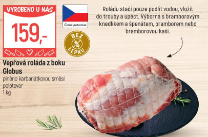 Roláda vepřová z boku Globus