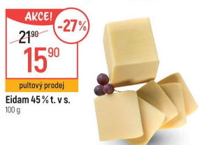 Sýr Eidam 45%