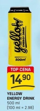 Energetický nápoj Yellow