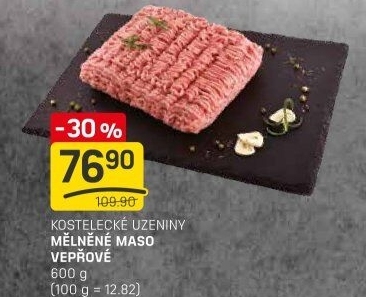 Maso mleté vepřové Kostelecké uzeniny
