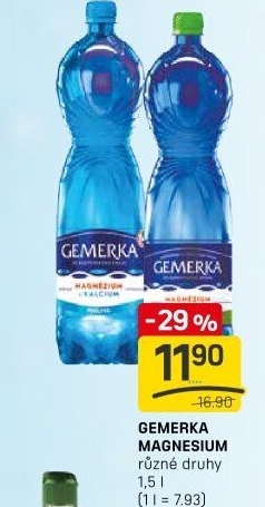 Minerální voda Gemerka