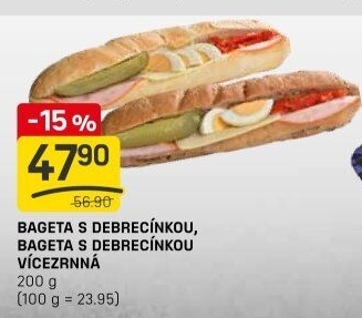 Obložená bageta