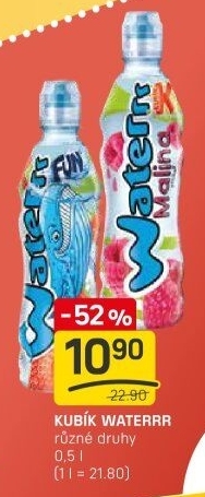 Ochucená voda Waterrr Kubík