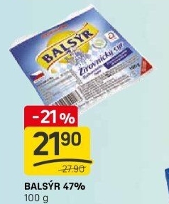 Sýr Balsýr Mlékárna Žirovnice