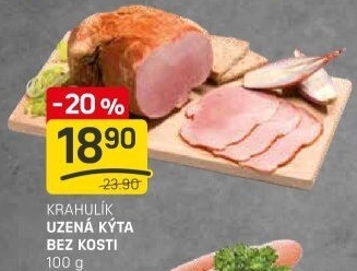 Uzená kýta bez kosti Krahulík