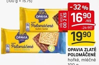 Zlaté polomáčené Opavia