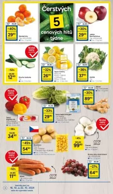 akční leták Tesco 16.10.2024-22.10.2024