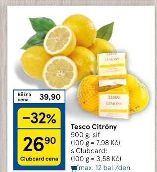 Citrony Tesco