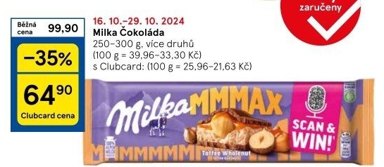 Čokoláda Milka