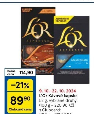 Kapsle pro Nespresso L'
