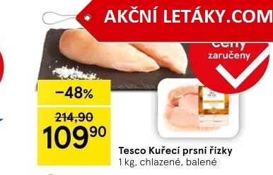 Kuřecí prsní řízky Tesco