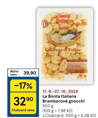 Noky bramborové La Bonta Italiana