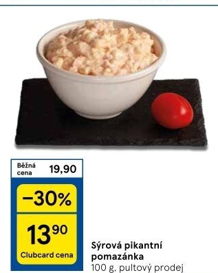 Pikantní sýrová pomazánka