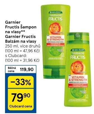 Šampon Fructis Garnier