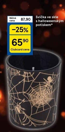 Svíčka vonná ve skle