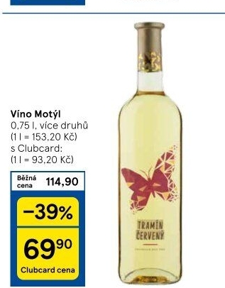Vína Motýl Víno Mikulov