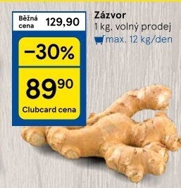 Zázvor čerstvý
