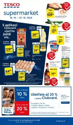 akční leták Tesco 16.10.2024-22.10.2024