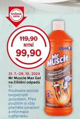 Čistič odpadů Mr.Muscle