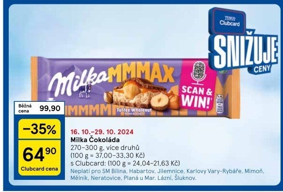 Čokoláda Milka