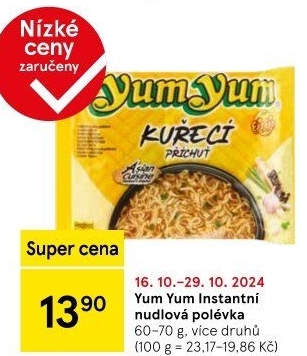 Instantní polévka YumYum
