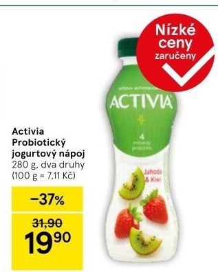 Jogurtový nápoj Activia Danone