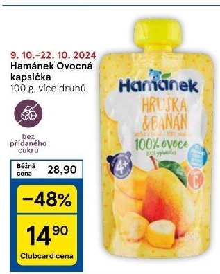 Kapsička ovocná Hamánek