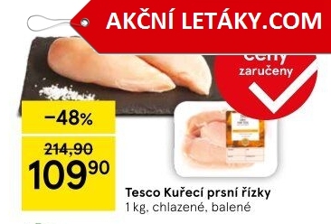 Kuřecí prsní řízky Tesco