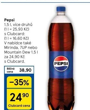 Limonáda Pepsi