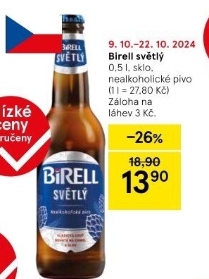 Nealkoholické pivo Birell