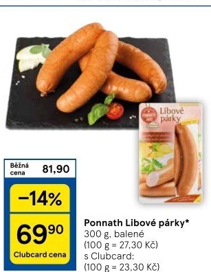 Párky libové Ponnath