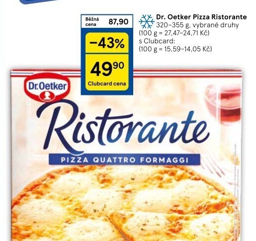 Pizza mražená Ristorante Dr. Oetker
